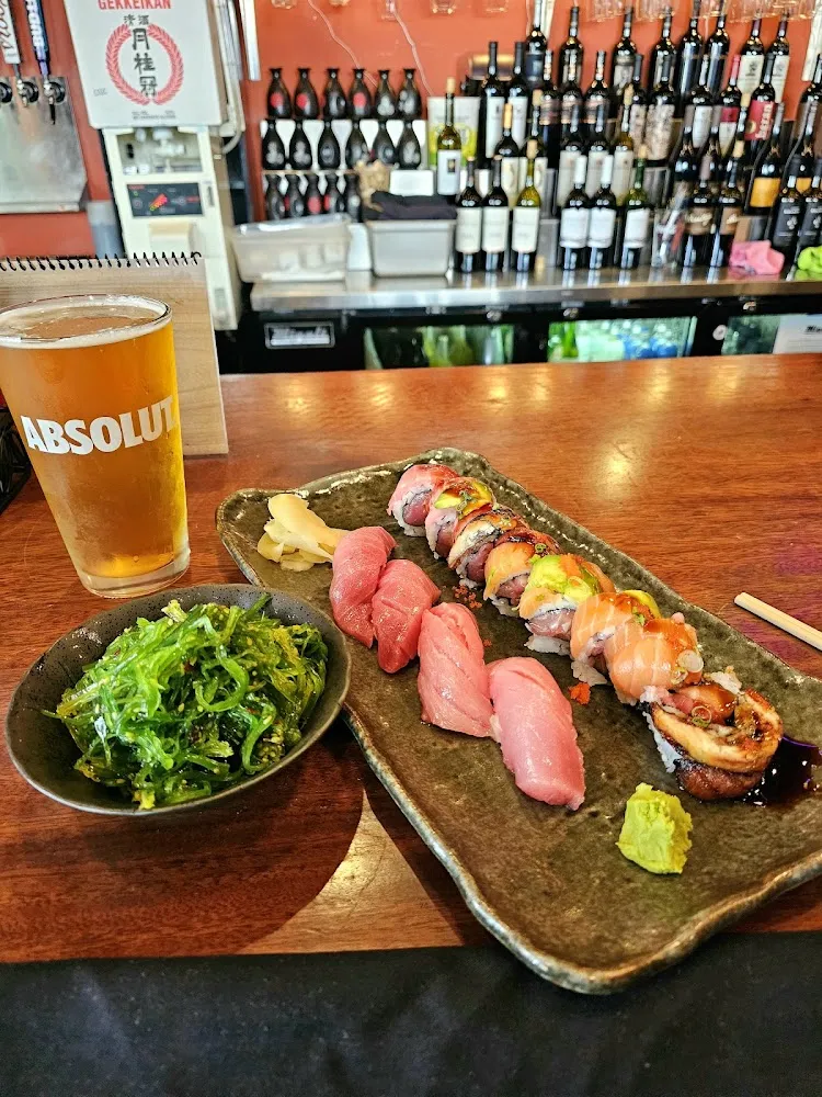 Tiger Roll and Bluefin Nigiri